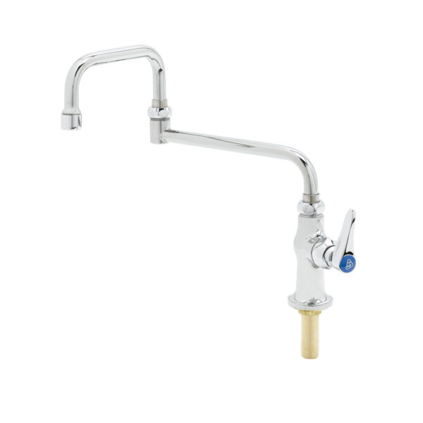 T&S  B-0256  1- Pantry Fct, 1-Hole Base, Deck mt, 15'' Dbl Joint Swing