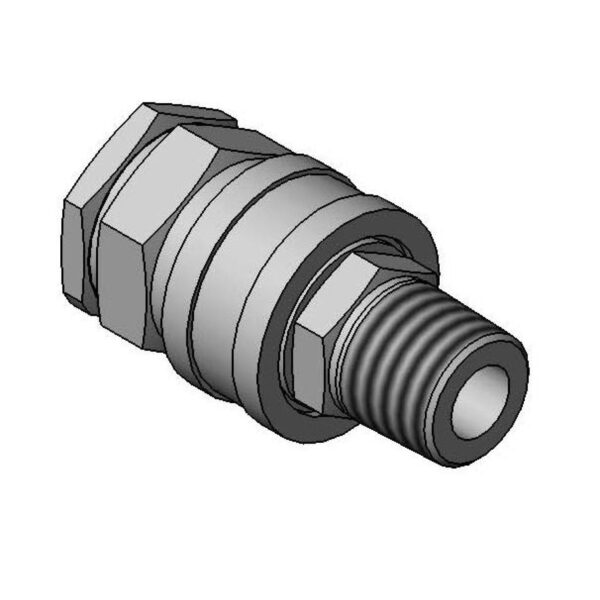 T&S  B-0273-QD  Washdown Q-D, -Plated