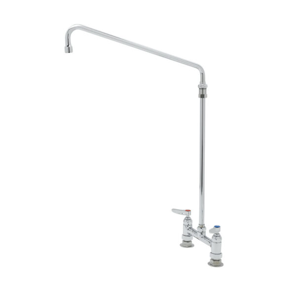 T&S  B-0280  8'' Deck mt mix Fct, Elev. 18'' Swing, 1/2'' NPT (F) in