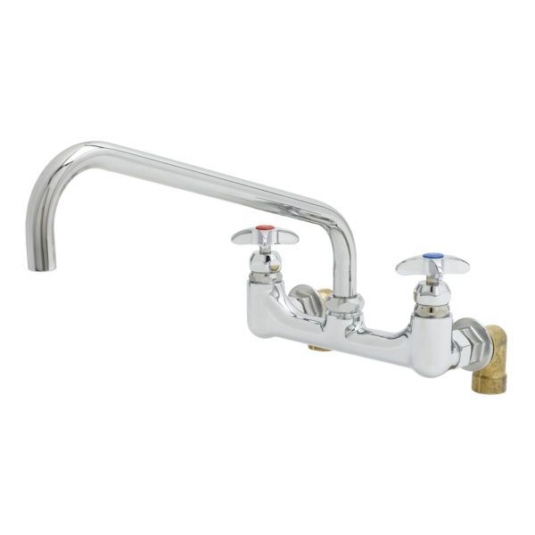 T&S  B-0290-14  Big-Flo mix Fct, 8'' Wall mt, 14'' Swing Nozzle