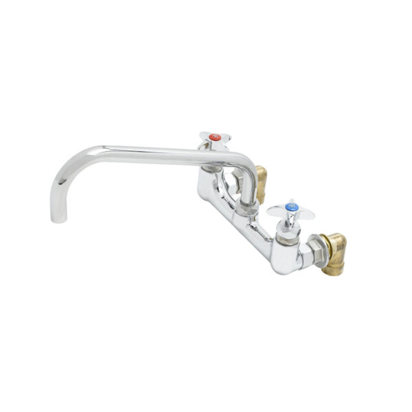 T&S  B-0290  Big-Flo mix Fct, 8'' Wall mt, 12'' Swing Nozzle