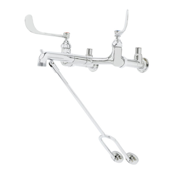 T&S  B-0362  Service Sink Fct, Wall mt, 8'' Cntrs, Wall Brace
