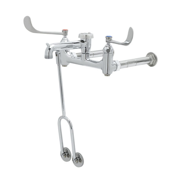 T&S  B-0363  Service Sink Fct, Wall mt, 8'' Cntrs, Vac. Brkr