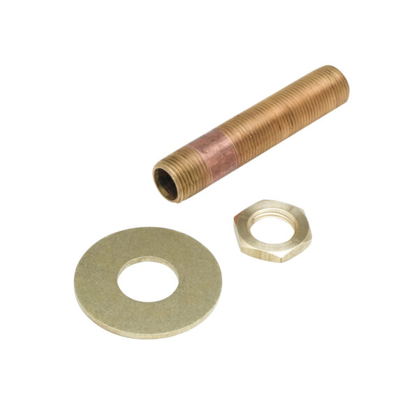 T&S  B-0429  3/8'' NPT, 3-3/8'' L., Lock Nut & Washer