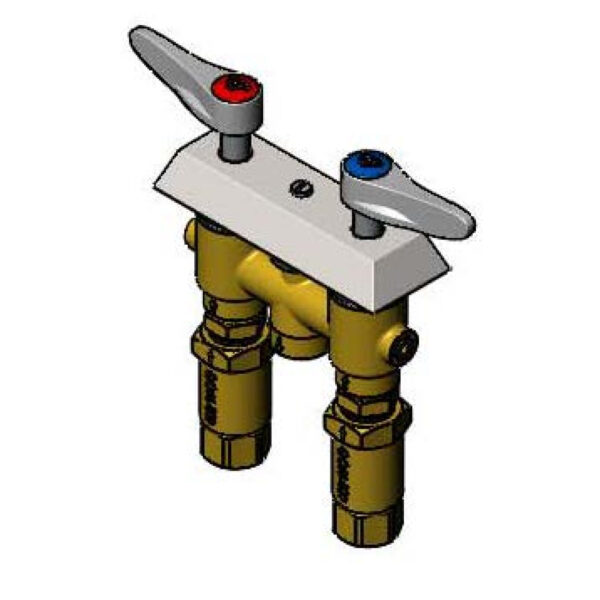 T&S  B-0513-01  Concealed mix Fct W/Lever, Adapters & B-Cvv1-2 Check Vlvs