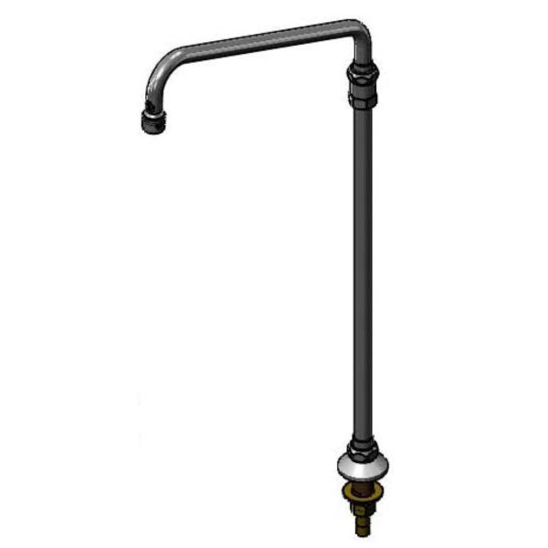 T&S  B-0542  Elev. Swing Nozzle, 12'' Nozzle, 25-7/16'' H