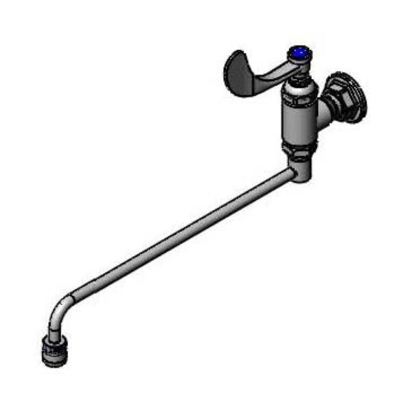 T&S  B-0579-01  Range Fct, Wall mt, Aerator, Wrist Handle, 1/2'' NPT (F) in