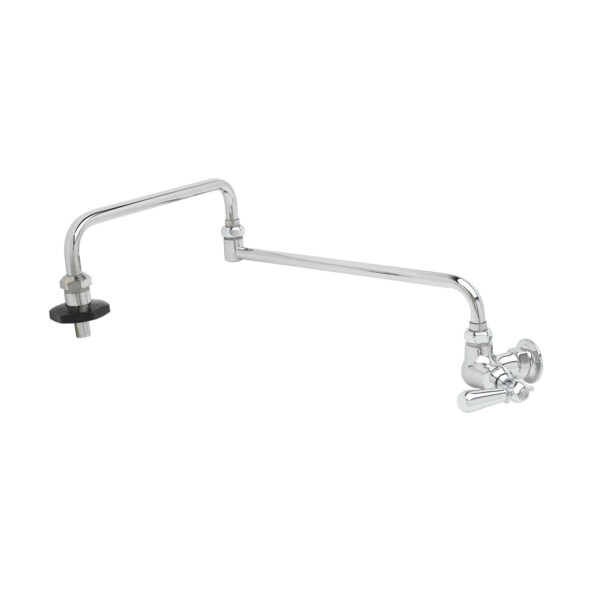 T&S  B-0592-26-CH  Pot Filler, Wall mt, 1- Temp, 26'' Dbl-Joint Nozzle
