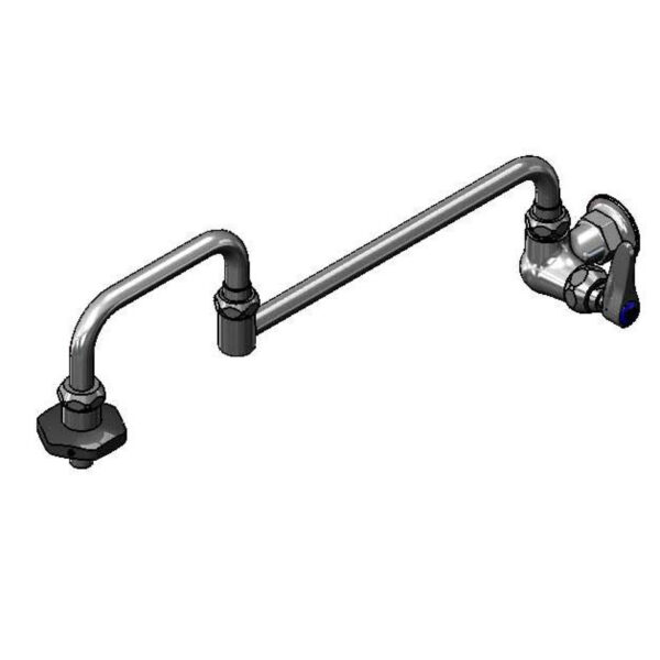 T&S  B-0592-LVR  Pot Filler, Wall mt, 1- ctrl, 18'' Dbl-Joint Nozzle