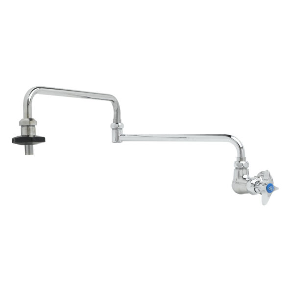 T&S  B-0594  Pot Filler, Wall mt, 1- ctrl, 24'' Dbl-Joint Nozzle