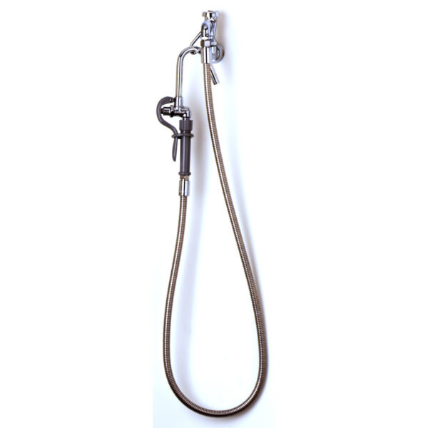 T&S  B-0600-36H  Pot Filler, Wall mt, vac. Brkr, 36'' SS Hose