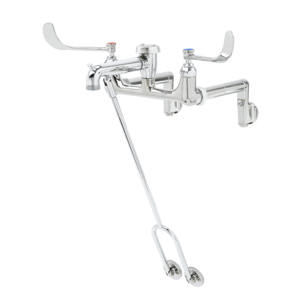 T&S  B-0655-02  Service Sink Fct, Wall mt, Adj.Cntrs,Built-In Stops