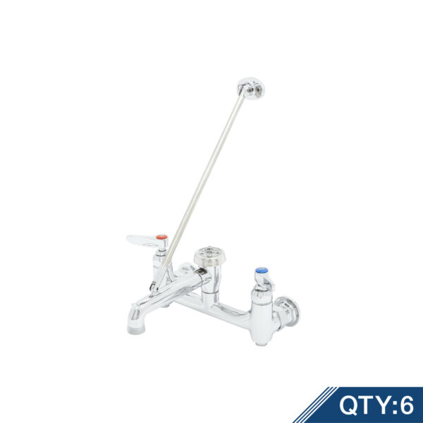 T&S  B-0665-BSTPM  Service Sink Fct, Wall mt, 8'' Cntrs