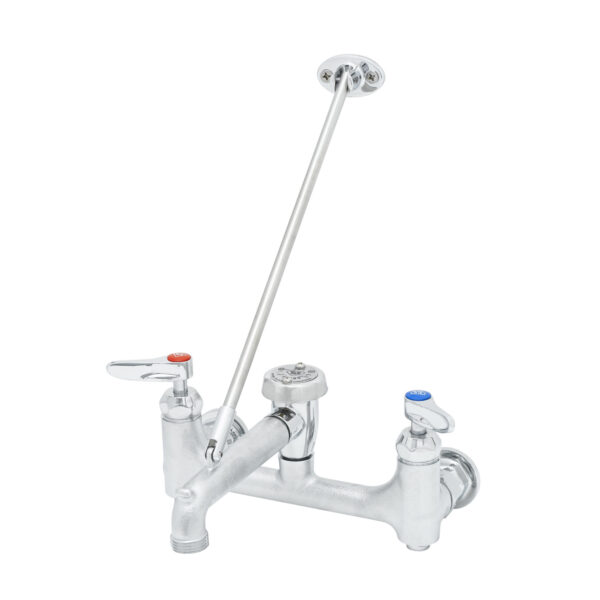 T&S  B-0665-CR-BSTR  Service Sink, Cerama cart W/ Check Vlvs