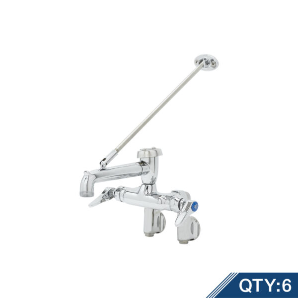 T&S  B-0667-POLM  Service Sink Fct, Wall mt, adj Cntrs