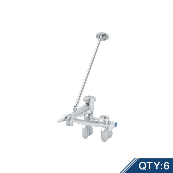 T&S  B-0667-RGHM  Service Sink Fct, Wall mt, adj Cntrs