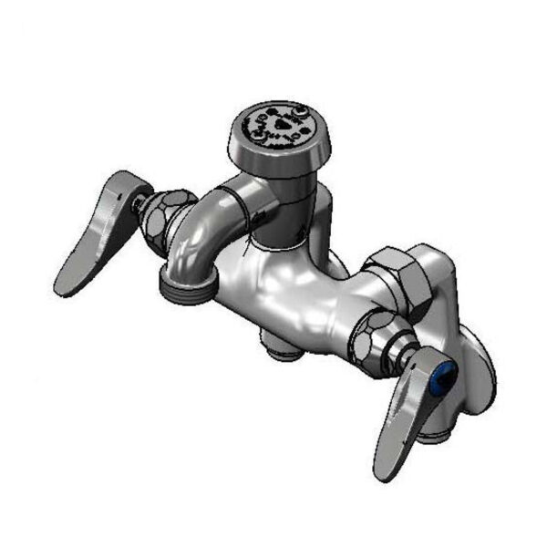 T&S  B-0669-RGH  Service Sink Fct, Wall mt, adj Center, Vac. Brkr