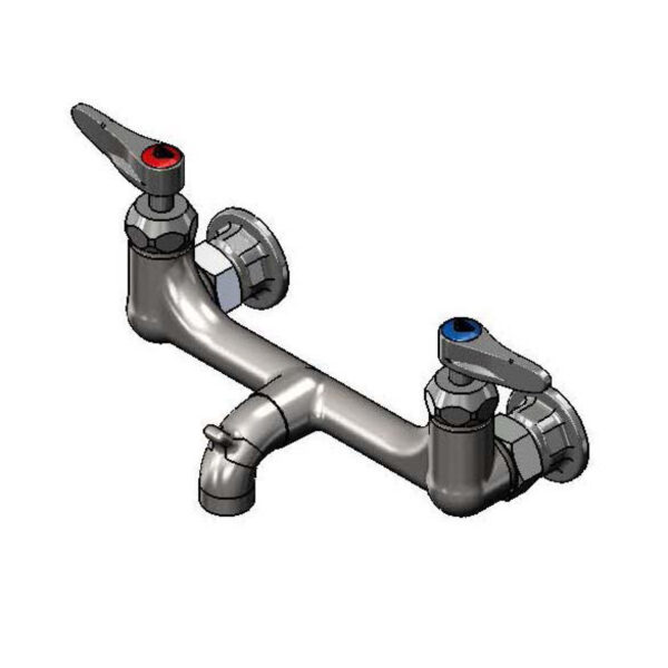 T&S  B-0672-CR-RGH  Service Sink Fct, 8'' Wall mt, Cv Ceramas