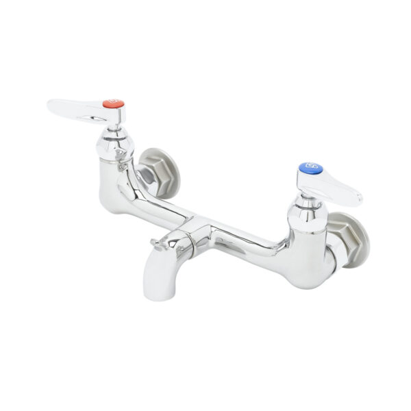 T&S  B-0672-POL  Service Sink Fct, Wall mt, 8'' Cntrs, Pail Hook