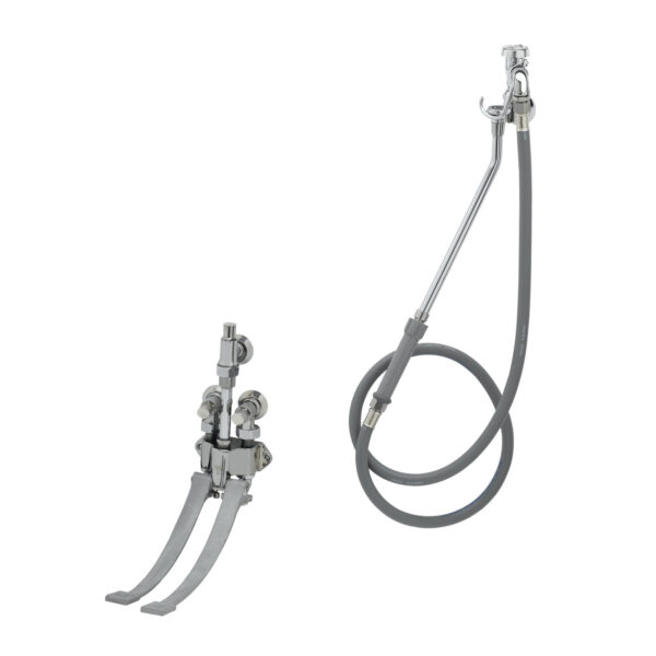 T&S  B-0677  Bedpan Washer, Pedal Vlv W/Int. Stops