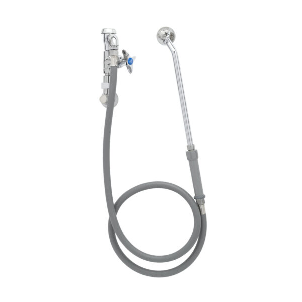 T&S  B-0679  Bedpan Washer, Loose Key Angle in W/Shut-Off