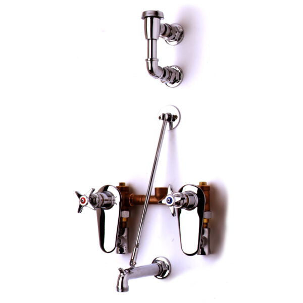 T&S  B-0695-ST  Service Sink Fct, Concealed mix Vlv, Int. Stops