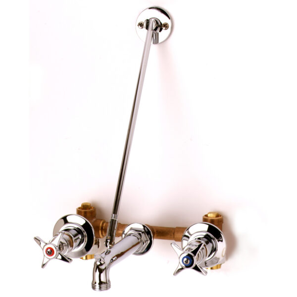 T&S  B-0697  Service Sink Fct, Concealed mix Vlv, Wall Brace, 3/4''