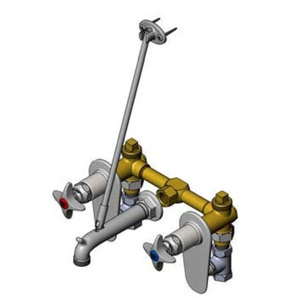 T&S  B-0697-ST  Service Sink Fct, Concealed mix Vlv, Int. Stops