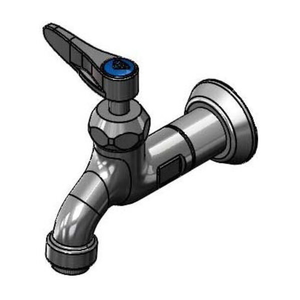 T&S  B-0715-LT-CR  Sill Fct, Cerama, Lever Handle, B-LT out, adj Flange