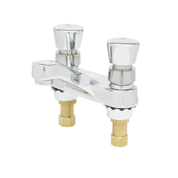 T&S  B-0831-VR  Metering Fct, Deck mt, 4'' Cntrs, VR 2.2GPM, Push Button