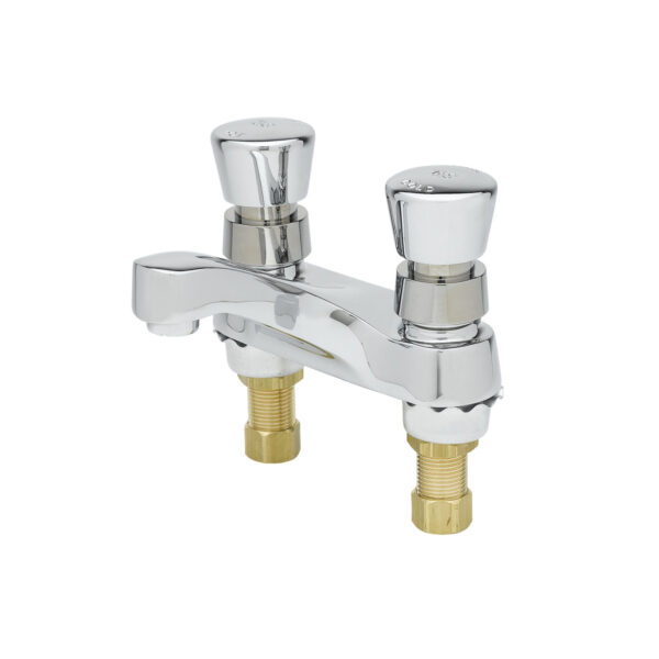 T&S  B-0831-WS  Metering Fct, Deck mt, 4'' Cntrs, Aerator, Push Button