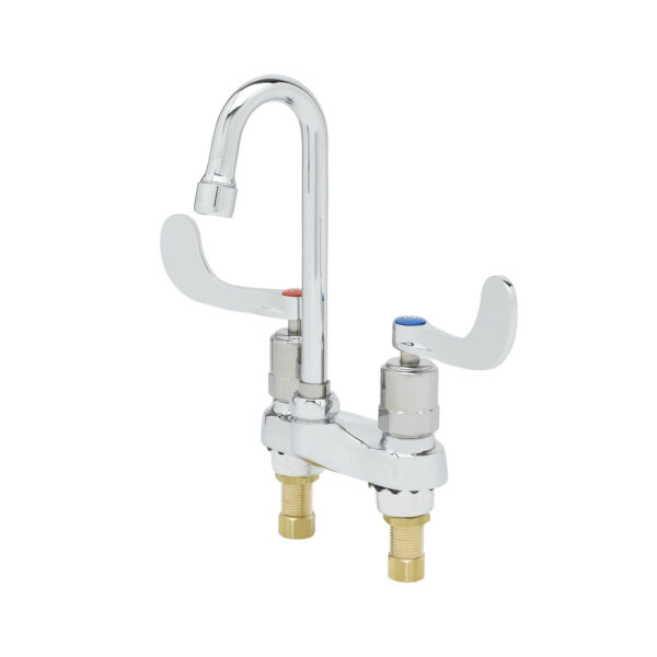 T&S  B-0834-01  Metering Fct, Deck mt, 4'' Cntrs, Rigid G.N., 4'' Wrist