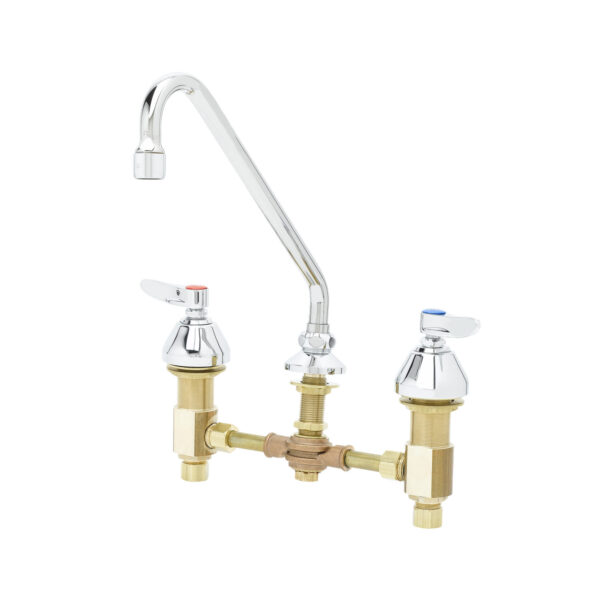 T&S  B-0855  Medical Fct, Concealed Body, Deck mt, 8'' Cntrs, Swivel G.N.