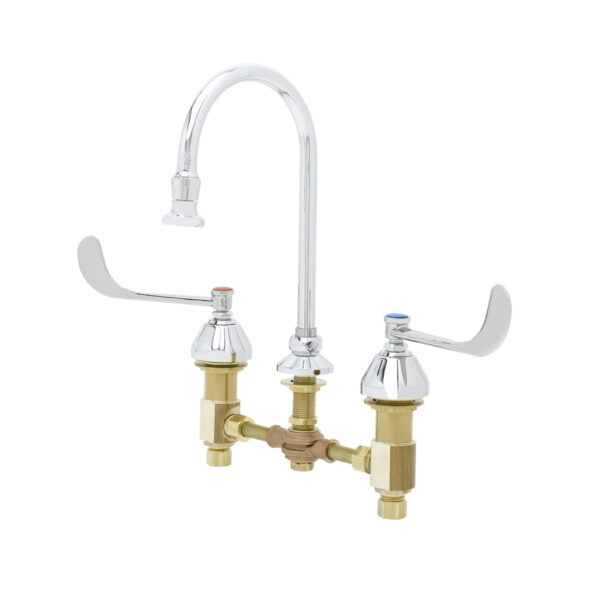 T&S  B-0866  Medical Fct, Concealed Body, 8'' Cntrs, 6'' Handles, Swivel