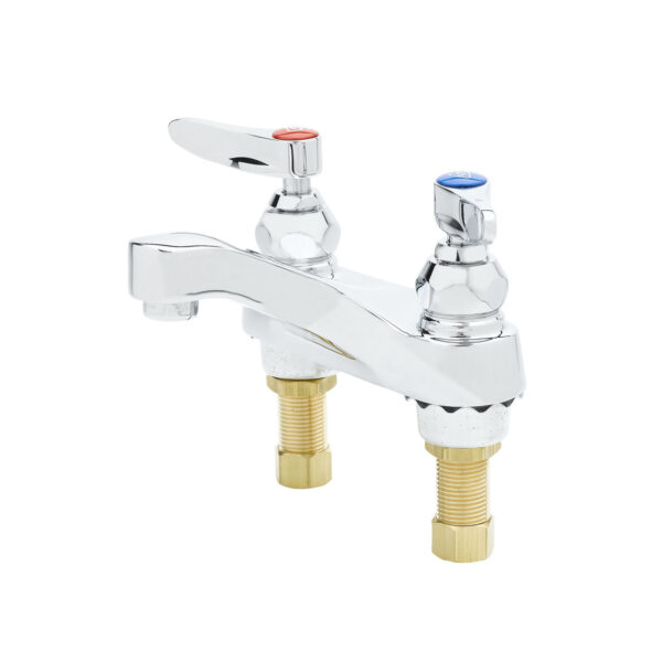 T&S  B-0871-F12  Lav Fct, Deck mt, 4'' Cntrs, 1.2 GPM Aerator &Lever