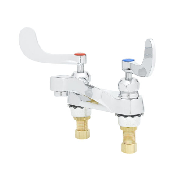 T&S  B-0890-CR  Medical Fct, Deck mt, Cast Basin Spout, Aerator