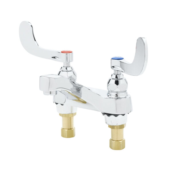 T&S  B-0890-F05  Lav Fct, Deck mt, 0.5 GPM Spray, 4'' Wrist  Handles