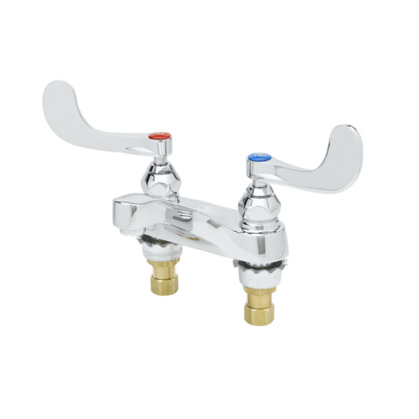 T&S  B-0890-F12  Lav Fct, Deck mt, 1.2 GPM Aerator & 4'' Wrist  Handles