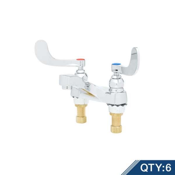 T&S  B-0890-M  Medical Fct, Deck mt, Cast Basin Spout