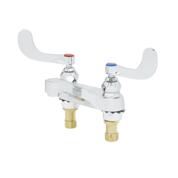 T&S  B-0890-QT  4'' Cntrset mix Fct, 2.2 GPM Aerator, 1/4 Turn Eternas