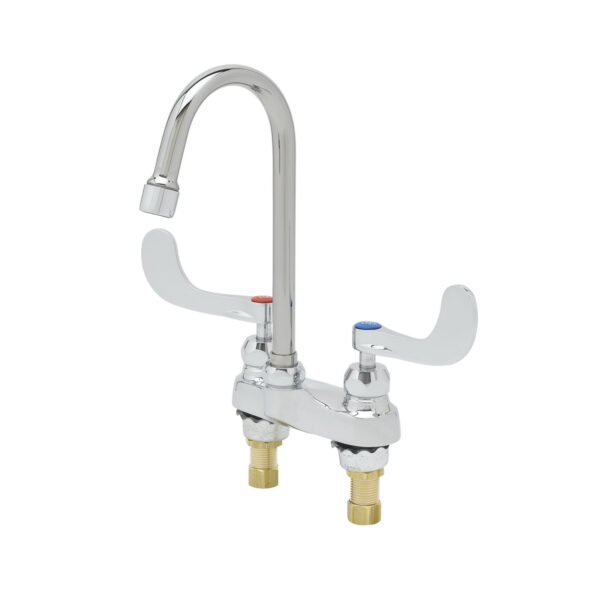 T&S  B-0892-01-CR  4'' Cntrset Fct, Deck mt, Rigid G.N., Aerator