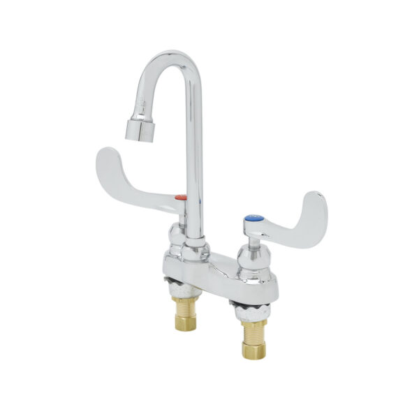 T&S  B-0892-132XV5CR  4'' Cntrset mix Fct, Cerama cart, Swivel G.N.