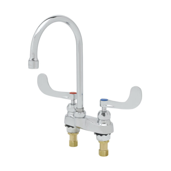 T&S  B-0892-133XCRWS  Cntrset Fct, Ceramas, Swivel G.N., 1.5 GPM, 4'' Wrist