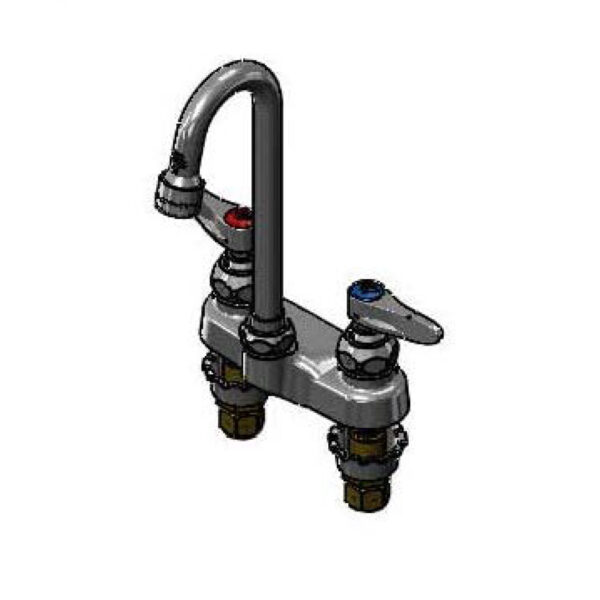 T&S  B-0896  Medical Fct, Deck mt, Rigid G.N., Aerator,Lever