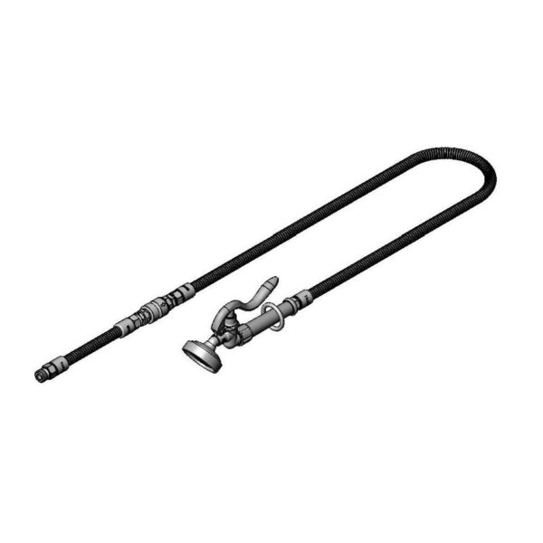 T&S  B-0950-VB  Spray Assy, flex Hose W/vac. Brkr, Self Close Angled Spray