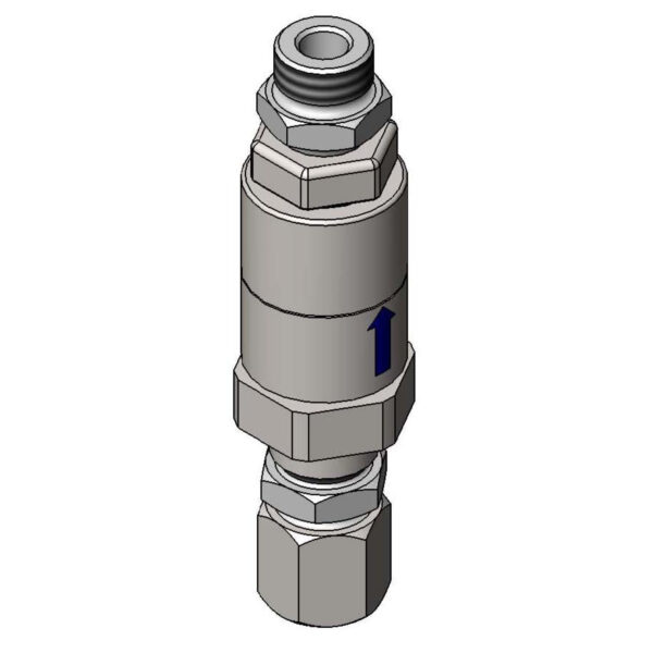T&S  B-0977  vac. Brkr, Dual-Check, Adptrs For 034A