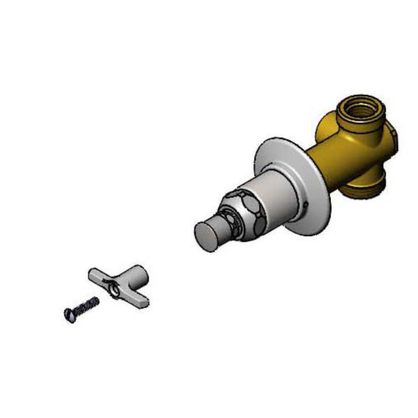 T&S  B-1028  Concealed Straight Loose Key Stop, 1/2'' NPT (F)