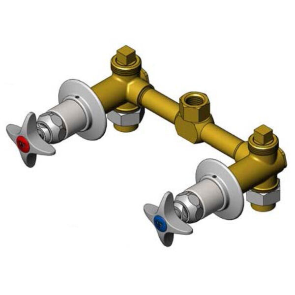 T&S  B-1035  Concealed Bypass mix Vlv, 8'' Cntrs, 1/2'' NPT (F)