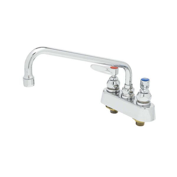 T&S  B-1102  Workboard Fct, Deck mt, 3-1/2'' Cntrs, 10'' Swing, Lever