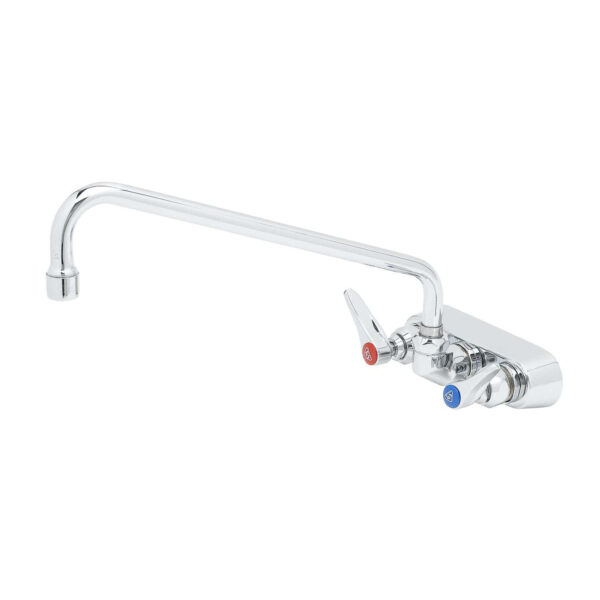 T&S  B-1108  Workboard Fct, Wall mt, 3-1/2'' Cntrs, 12'' Swing, Lever